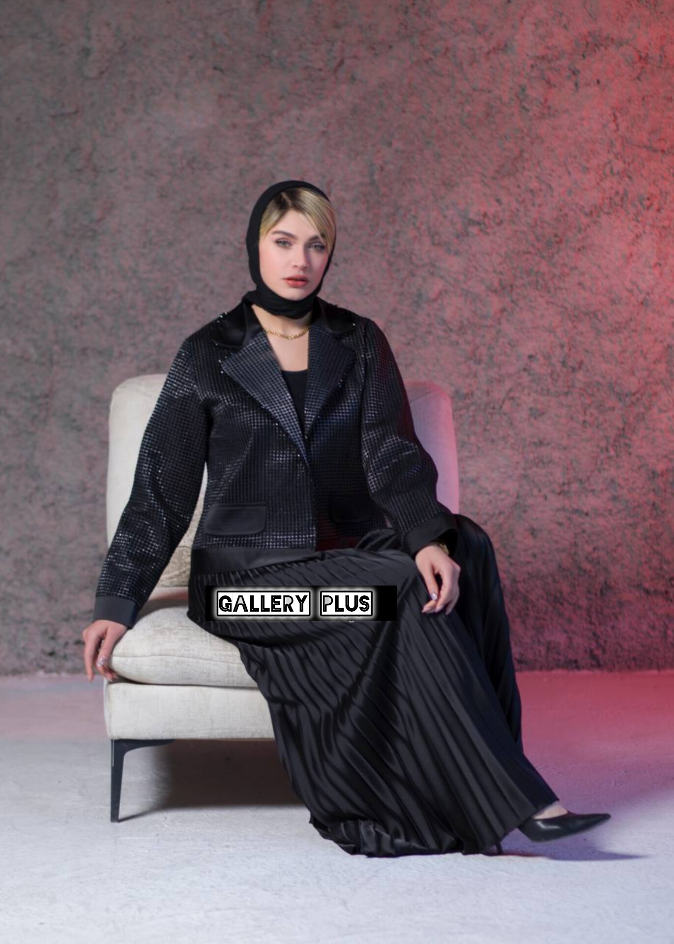 ست مزونی کت شلوار دامنی پلیسه